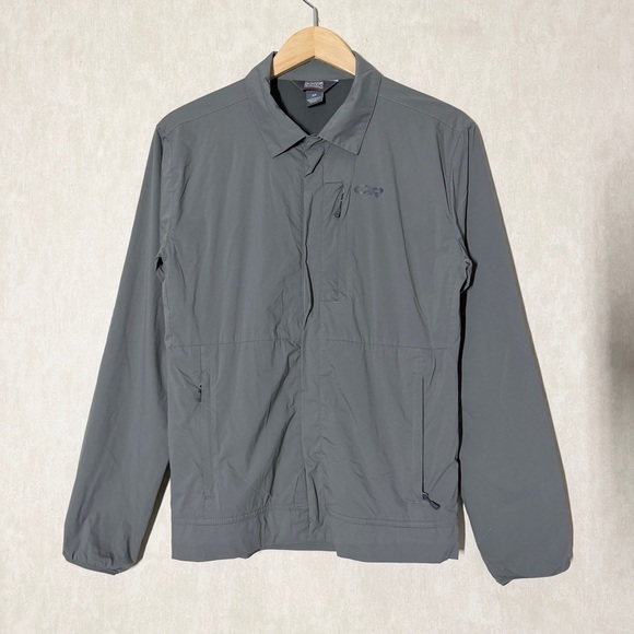 Outdoor Research Other - Outdoor Research Men’s Microlight Shirt Jacket Snap Zip in Charcoal Gray S